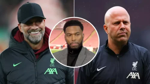 Daniel Sturridge reveals the ‘refreshing’ difference between Arne Slot and Jurgen Klopp as Liverpool go top of the Premier League