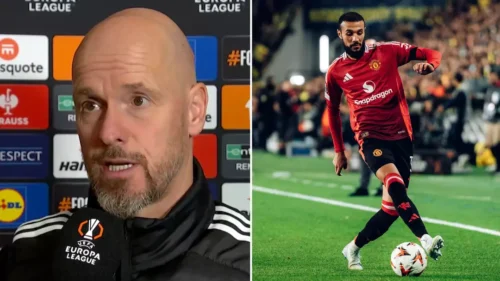 Erik ten Hag comes up with new excuse for Noussair Mazraoui playing number 10 against Fenerbahce and it has left fans stumped