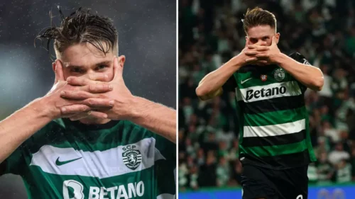 Viktor Gyokeres finally reveals true meaning behind his goal celebration amid Man Utd transfer links