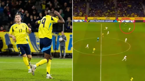 Alexander Isak denied goal by ‘worst offside decision ever seen’ as fans left baffled by VAR error